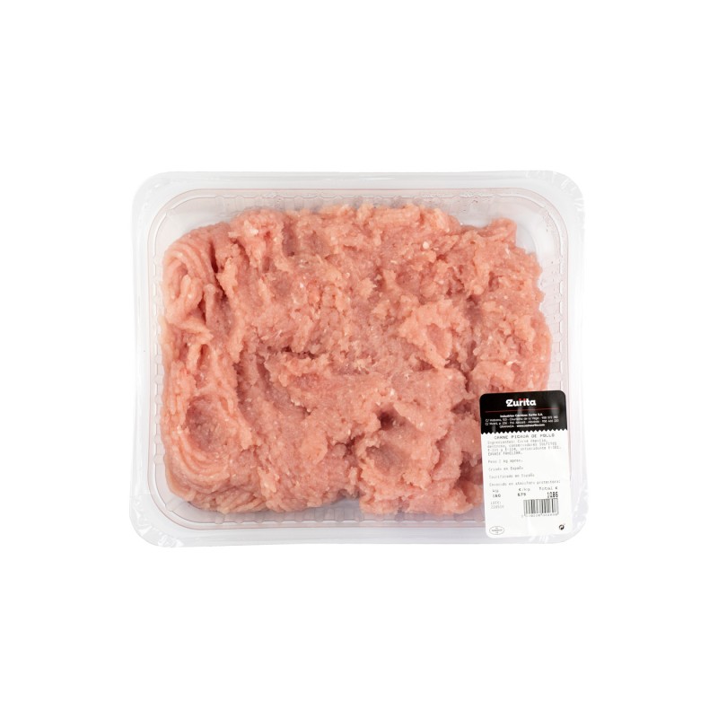 Carne picada de pollo
