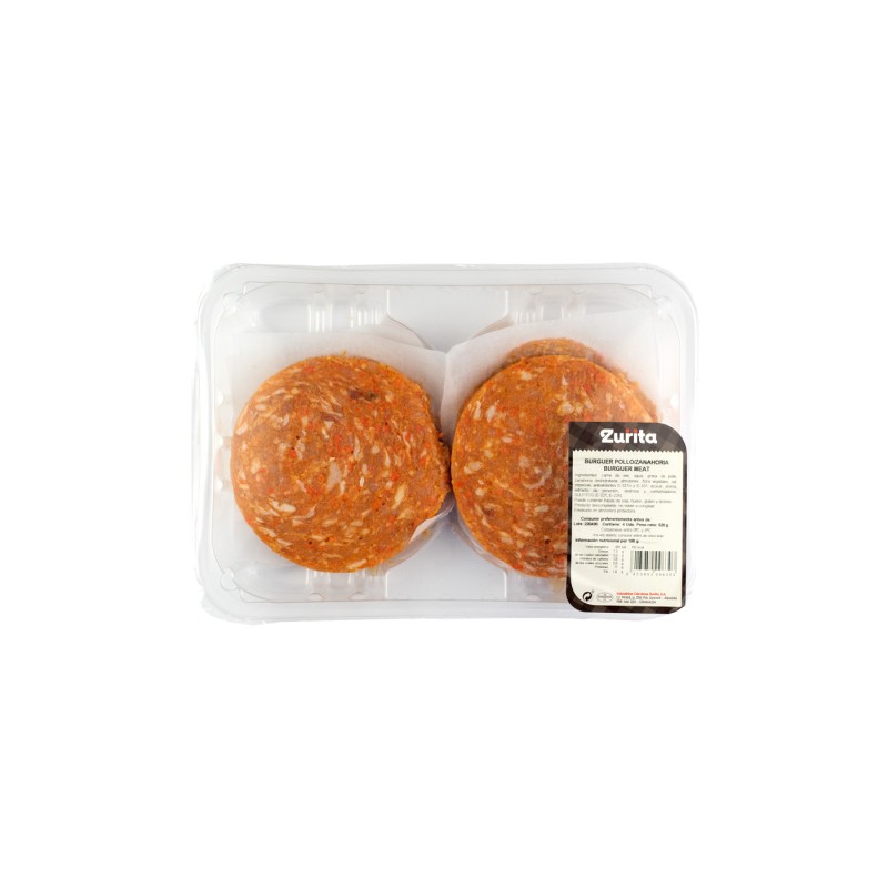 Hamburguesas de pollo con...