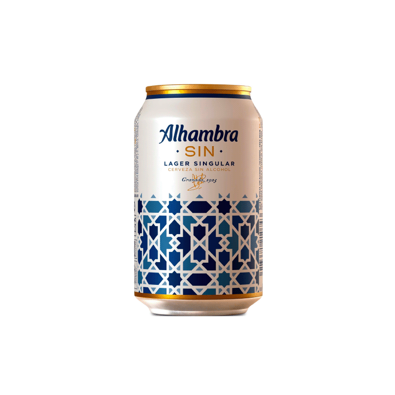 Lata Cerveza Alhambra sin...