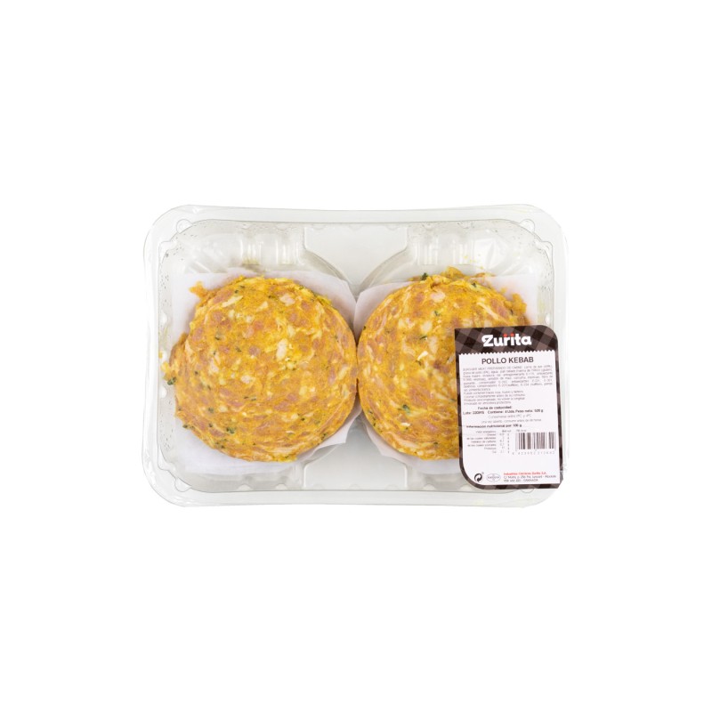 Hamburguesa de pollo kebab