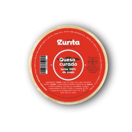 Queso curado 100% leche de...