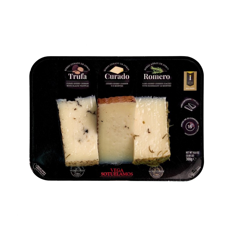 Tabla con cuñas de trufa...