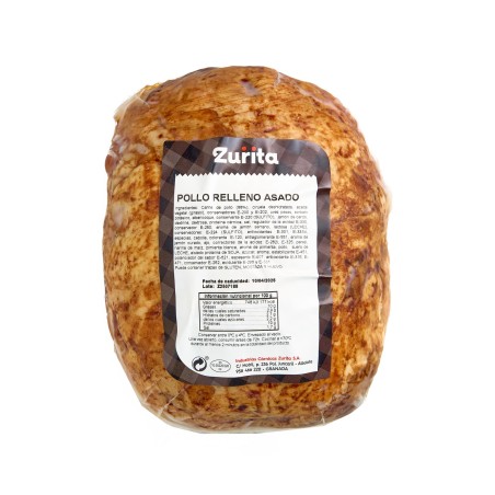 Pollo relleno asado Zurita