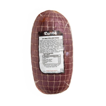 Solomillo relleno fresco...